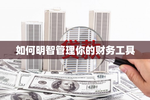 高淳如何明智管理你的财务工具