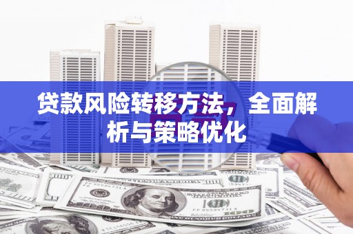 高淳贷款风险转移方法，全面解析与策略优化