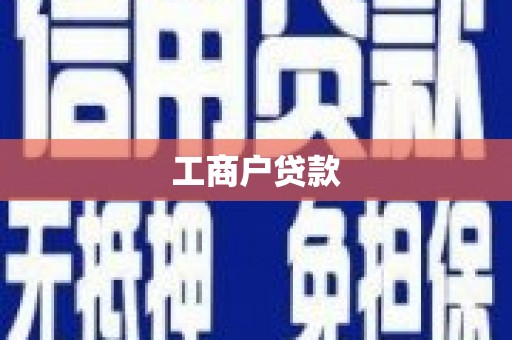 高淳工商户贷款