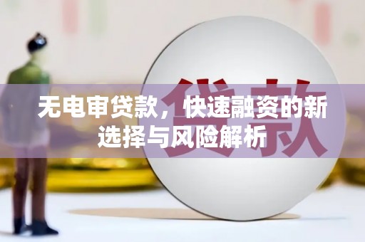 高淳无电审贷款，快速融资的新选择与风险解析