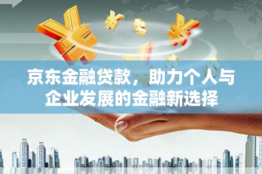 高淳京东金融贷款，助力个人与企业发展的金融新选择