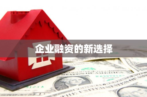 高淳企业融资的新选择