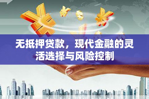高淳无抵押贷款，现代金融的灵活选择与风险控制