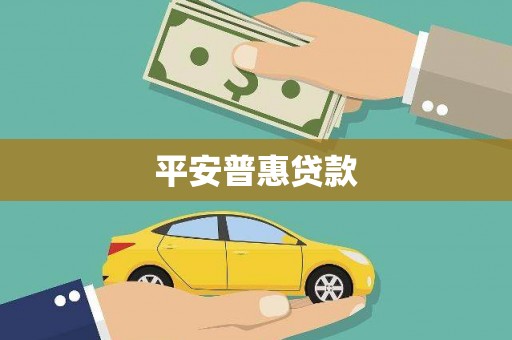 高淳平安普惠贷款