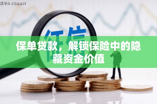 高淳保单贷款，解锁保险中的隐藏资金价值