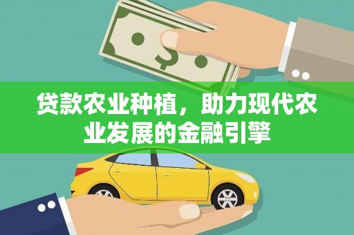 高淳贷款农业种植，助力现代农业发展的金融引擎