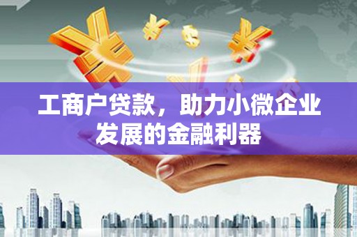 高淳工商户贷款，助力小微企业发展的金融利器