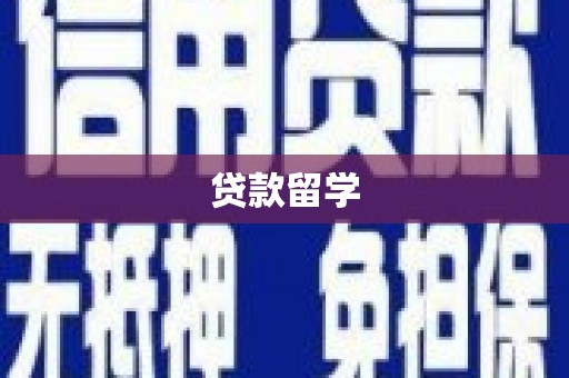 高淳贷款留学