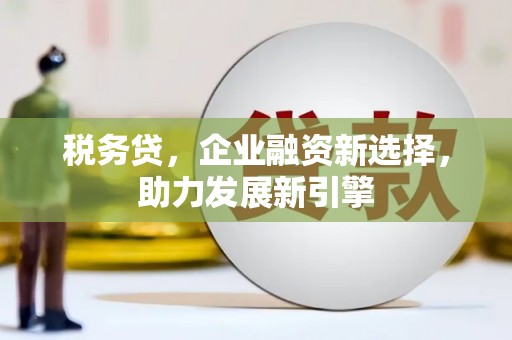 高淳税务贷，企业融资新选择，助力发展新引擎