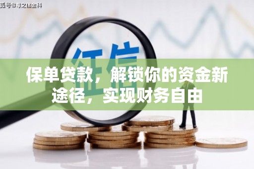 高淳保单贷款，解锁你的资金新途径，实现财务自由