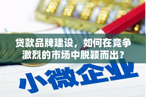 高淳贷款品牌建设，如何在竞争激烈的市场中脱颖而出？