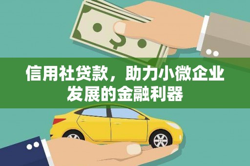 高淳信用社贷款，助力小微企业发展的金融利器