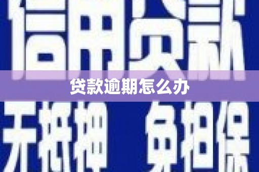 高淳贷款逾期怎么办