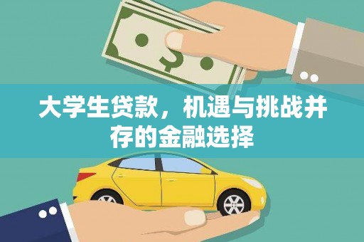 高淳大学生贷款，机遇与挑战并存的金融选择