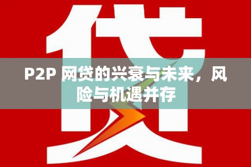 高淳P2P 网贷的兴衰与未来，风险与机遇并存