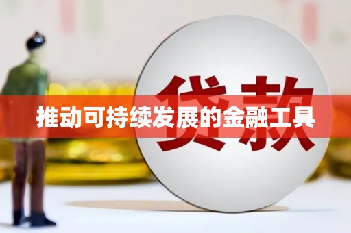 高淳推动可持续发展的金融工具